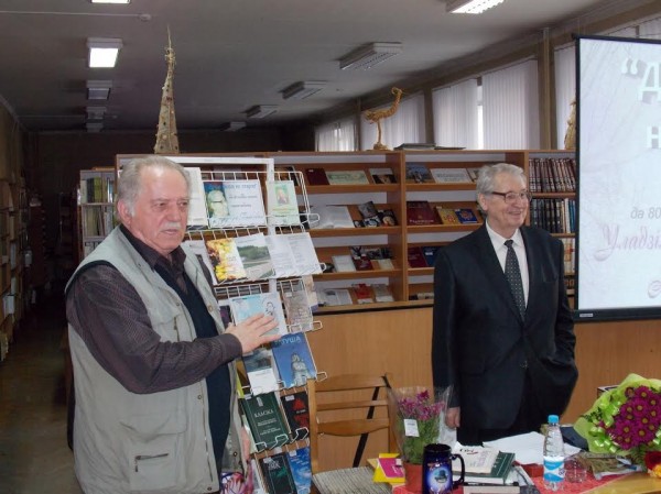 Фелікс Гумен і Уладзімір Папковіч. Фота Георгія Каржанеўскага