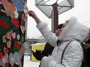 Акция БРСМ в ВИтебске. Фото Сергея Серебро