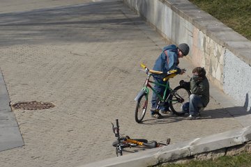 Віцебскія байкеры адчыняюць сезон. Фота Сержука Серабро