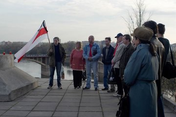 Хвіліна маўчання па ахвярам аварыі на ЧАЭС. Фота Сержука Серабро