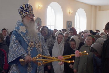 Урачыстая служба ў Свята-Троіцкім Маркавым манастыры з нагоды праслаўлення новых святых. Віцебск. Фота Сержука Серабро