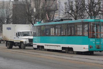 Авария на улице им. М. Гоького. Витебск. Фото Сергея Серебро