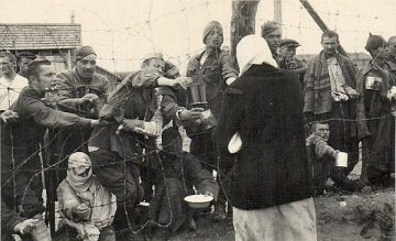 Канцлагер у Віцебску. 1941 г. / Концлагерь в Витебске. 1941 г. / A concentration POW camp in Vitebsk. 1941