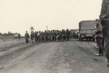 Канцлагер у Віцебску. 1941 г. / Концлагерь в Витебске. 1941 г. / A concentration POW camp in Vitebsk. 1941