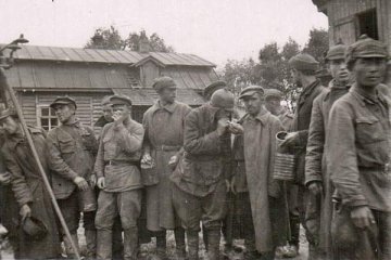 Канцлагер у Віцебску. 1941 г. / Концлагерь в Витебске. 1941 г. / A concentration POW camp in Vitebsk. 1941