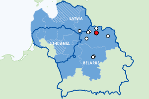 Карта-схема туристического проекта «Белла Двина»