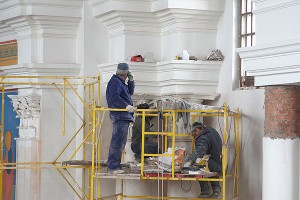 У Віцебску ідзе роспіс і аздабленне Свята-Васкрасенскай царквы. Фота Сержука Серабро