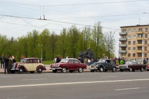 В Витебск прибыл автопробег «Дорогами памяти». Фото Сергея Серебро