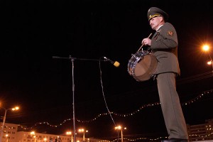 Рэпетыцыя святочнага параду ў Віцебску. Фот Сержука Серабро