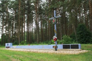 Месца пахавання растраляных вязняў Глыбоцкай турмы. Мікалаева, Шумілінкскі раён. Фота Сержука Серабро