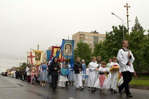 Працэсія Божага Цела. Віцебск. Фота Сержука Серабро