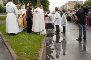 Працэсія Божага Цела. Віцебск. Фота Сержука Серабро