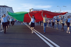 Репетиция празднования Дня независимости в Витебске. Фото Сергея Серебро