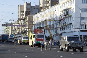 Репетиция празднования Дня независимости в Витебске. Фото Сергея Серебро