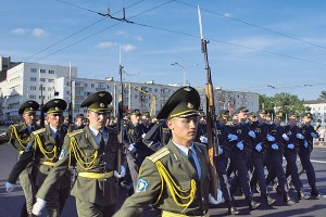 Репетиция празднования Дня независимости в Витебске. Фото Сергея Серебро