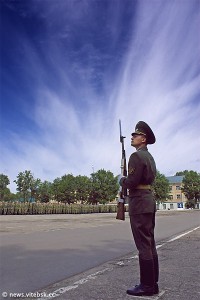 Дзіўная фігура з аблокаў. Віцебск. Фота Сержука Серабро