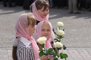 Патриарх  Кирилл встретился с витебской молодежью. Фото Сергея Серебро