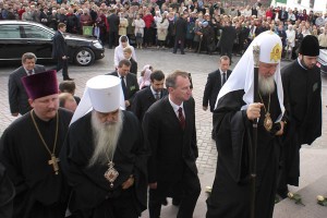 Патриарх  Кирилл встретился с витебской молодежью. Фото Сергея Серебро