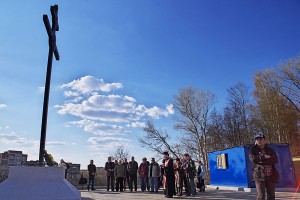 У гадавіну Чарнобыльскай аварыі ў Віцебску адслужылі малебен. Фота Сержука Серабро