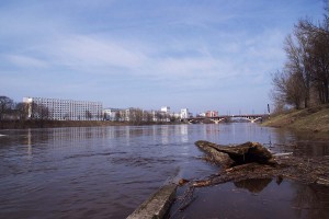 В Витебске продолжается паводок на реках Двина и Витьба. Фото Сергея Серебро