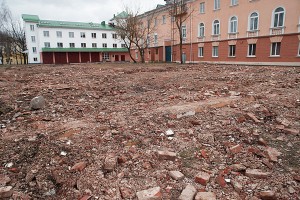 У Віцебску разбурылі дарэвалюцыйны дом. Фота Народных навінаў Віцебска