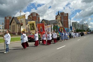 Працэсія  Божага  Цела ў Віцебску. Фота Сержука Серабро