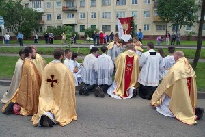 Працэсія  Божага  Цела ў Віцебску. Фота Сержука Серабро