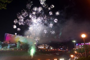 Гала-концерт торжественного закрытия нынешнего фестиваля «Славянский базар в Витебске». Фото Сергея Серебро