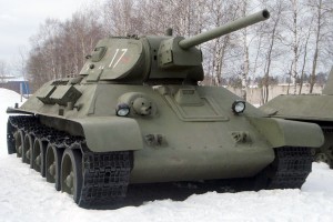 Советский средний танк Т-34 (образца 1940 года) в музее в Кубинке. Фото Владимира Галина / wikipedia.org