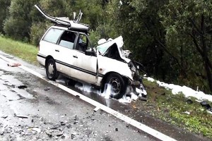 В автоаварии в Витебском районе погибли граждане трех стран. Фото отделения агитации и пропаганды ГАИ УВД Витебского облисполкома