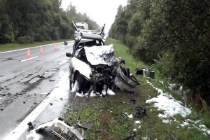 В автоаварии в Витебском районе погибли граждане трех стран. Фото отделения агитации и пропаганды ГАИ УВД Витебского облисполкома