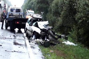 В автоаварии в Витебском районе погибли граждане трех стран. Фото отделения агитации и пропаганды ГАИ УВД Витебского облисполкома