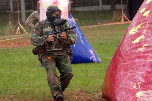 В Витебске состоялся заключительный этап международной пейнтбольной рейтинговой серии «Мастер Лига 2010». Фото Сергея Серебро