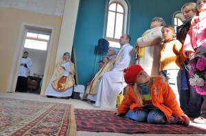 У Расонах адчыніўся новы касцёл. Фота: брат Карнэлій Консэк