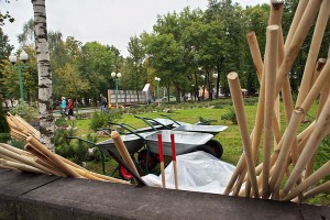 В Витебске появилась «Аллея СМИ». Фото Сергея Серебро