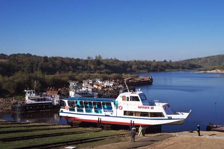 Теплоход «Витебск» отправился в плавание. Фото Сергея Серебро