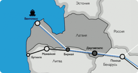 «ЛатРосТранс» выкачает из Вентспилсского нефтепровода белорусскую нефть?