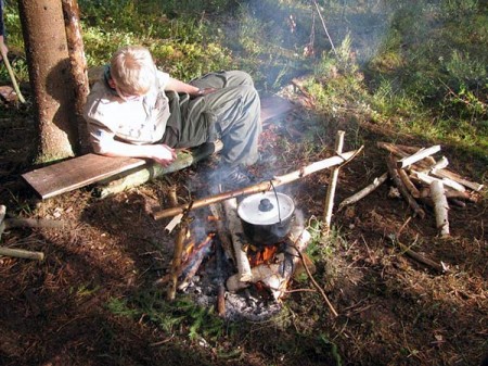 Скаўты ў Бягомлі. Фота кс. Віктара Місевіча