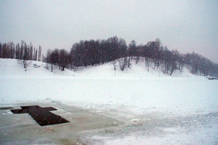 Вадохрышча ў Віцебску. Фота Сержука Серабро