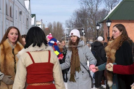 Первый зимний рыцарский турнир в Витебске. Фото Сергея Серебро