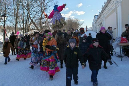 У Віцебску святкавалі Масленіцу. Фота Сержука Серабро