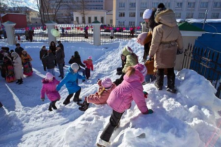 У Віцебску святкавалі Масленіцу. Фота Сержука Серабро