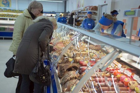 В Билево открылся первый крупный магазин. Фото Сергея Серебро