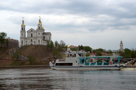 Теплоход «Витебск» возобновил плавание по Двине. Фото Сергея Серебро