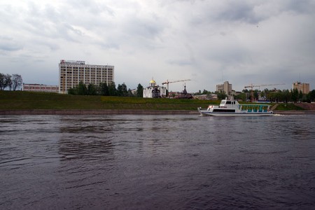 Теплоход «Витебск» возобновил плавание по Двине. Фото Сергея Серебро