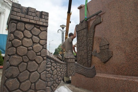 У Віцебску аднавілі замкі Альгерда. Фота Сержука Серабро