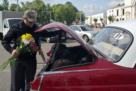 Борис Гребенщиков уже в Витебске. Фото Сергея Серебро