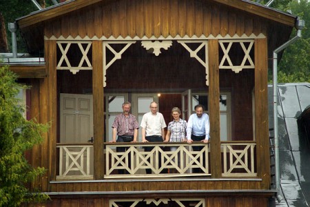 Французские потомки Ильи Репина посетили Витебске и Здравнево. Фото Сергея Серебро