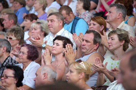 В Витебске 15 июля  сольный концерт Любови Успенской. Фото Сергея Серебро