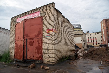 В Витебск обрушилось здание. Фото Сергея Серебро